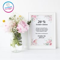 Briefpapier Vögel TOSKANA (20 Blatt) Briefe schreiben A4 mit Blumen bunt