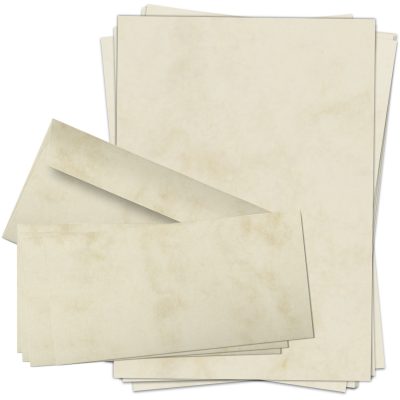 50 SET Briefpapier und Umschläge Vintage grau
