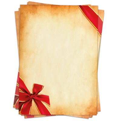 Weihnachten Sterne gold Motivpapier Briefpapier 50 Blatt A4 50 Kuverts oF DL 