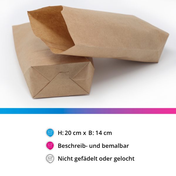 ADVENTSKALENDER SET zum Befüllen - Bunter Mix Typo Zahlen - mit 24 Tüten und passenden weihnachtlichen Zahlen Aufklebern für Weihnachten, Advent – Bild 3
