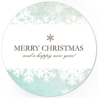 48 Weihnachtsaufkleber Merry Christmas - für Geschenke zu Weihnachten / Sticker / Aufkleber / Etiketten / Geschenkaufkleber rund / Set