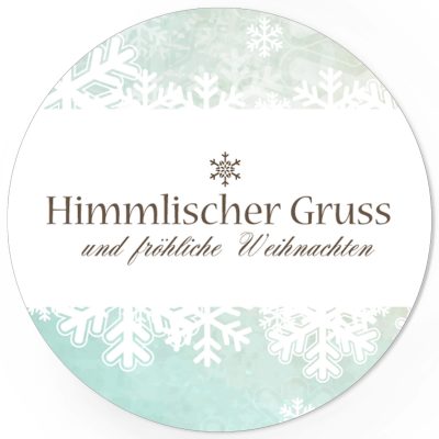 48 Weihnachtsaufkleber - Motiv Edel - für Geschenke zu Weihnachten / Sticker / Aufkleber / Etiketten / Geschenkaufkleber rund / Set