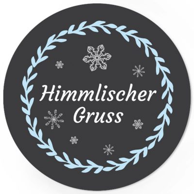 48 Weihnachtsaufkleber - Vintage modern mit Text - für Geschenke zu Weihnachten / Sticker / Aufkleber / Etiketten / Geschenkaufkleber rund / Set