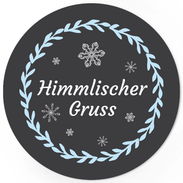 48 Weihnachtsaufkleber - Vintage modern mit Text - für Geschenke zu Weihnachten / Sticker / Aufkleber / Etiketten / Geschenkaufkleber rund / Set