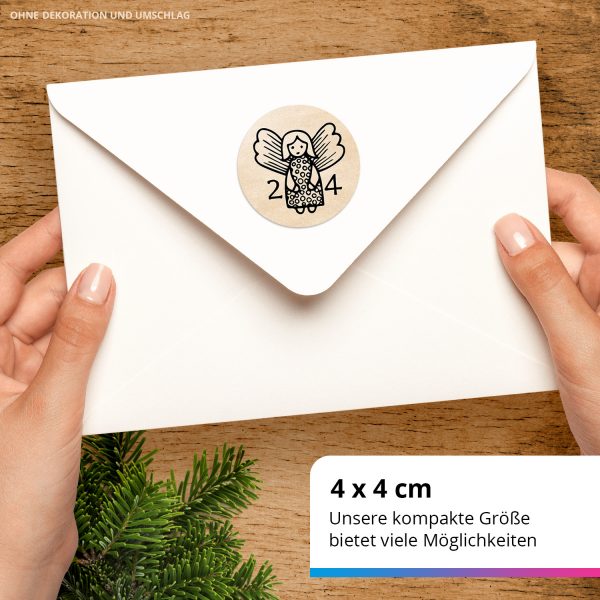 Adventskalender-Zahlen Aufkleber 1 bis 24 / Such Zahlen Zeichnungen / Etiketten / Sticker / Weihnachtskalender / Advent / Rund / DIY / zum Aufkleben – Bild 3