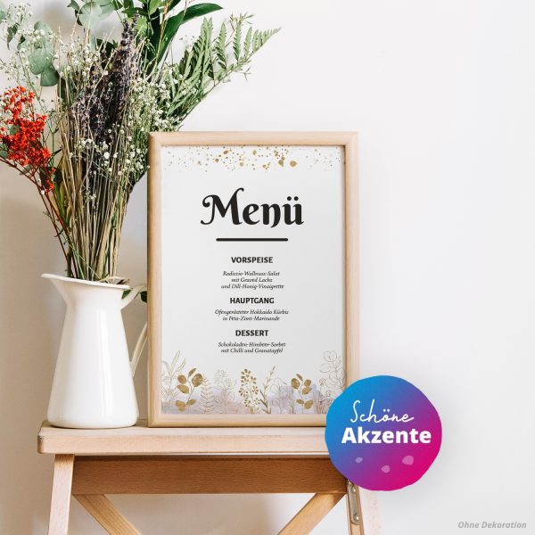 10 Briefpapier und Briefumschlag SET | Aquarell Modern edel | Papier und Umschlag mit Design-Motiv bedruckt | 90 g/m² – Bild 4