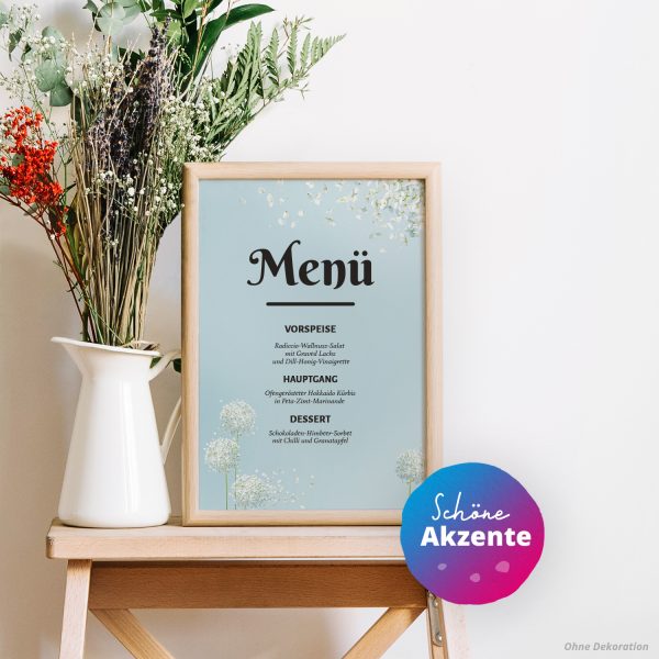 10 Briefpapier und Briefumschlag SET | Blumen Pusteblume Schneeball | Papier und Umschlag mit Design-Motiv bedruckt | 90 g/m² – Bild 4