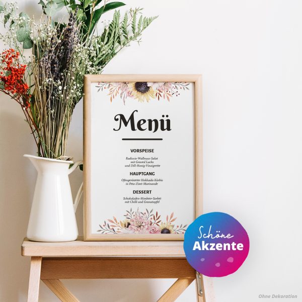 10 Briefpapier und Briefumschlag SET | Sonnenblume Blumen | Papier und Umschlag mit Design-Motiv bedruckt | 90 g/m² – Bild 4