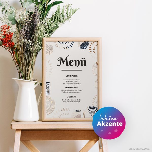 10 Briefpapier und Briefumschlag SET | Moderne Kunst Bo Ho | Papier und Umschlag mit Design-Motiv bedruckt | 90 g/m² – Bild 4