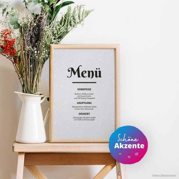 10 Briefpapier und Briefumschlag SET | Winter Weihnachten Schneeflocken | Papier und Umschlag mit Design-Motiv bedruckt | 90 g/m² – Bild 4