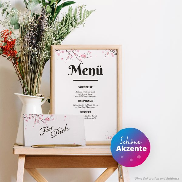 10 Briefpapier und Briefumschlag SET | Aquarell Modern edel | Papier und Umschlag mit Design-Motiv bedruckt | 90 g/m² – Bild 4