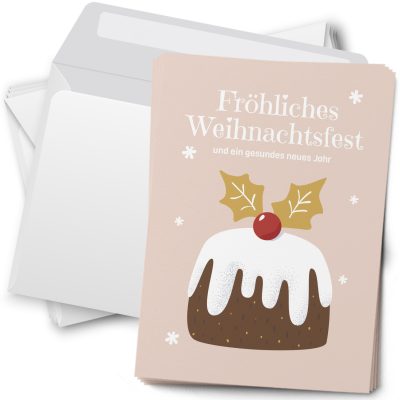 10 Weihnachtskarten mit Umschlag Set Weihnachten im Postkarten Format / Weihnachten / Weihnachtspostkarte / Motiv 5