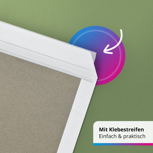 5 x Briefumschläge mit Fenster DIN C4 mit Papprückwand (229 x 320 mm), gerade Klappe, selbstklebend, weiß, 120 g/qm Bewerbung – Bild 5