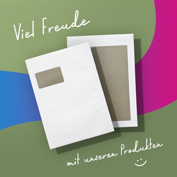 5 x Briefumschläge mit Fenster DIN C4 mit Papprückwand (229 x 320 mm), gerade Klappe, selbstklebend, weiß, 120 g/qm Bewerbung – Bild 7