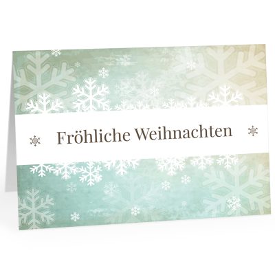 Große XXL Weihnachtskarte DIN A4 (Design Moderner grafischer Look hell) mit Umschlag / Weihnachten / Klappkarte / Grußkarte / zum Geschenk / moderne Karte