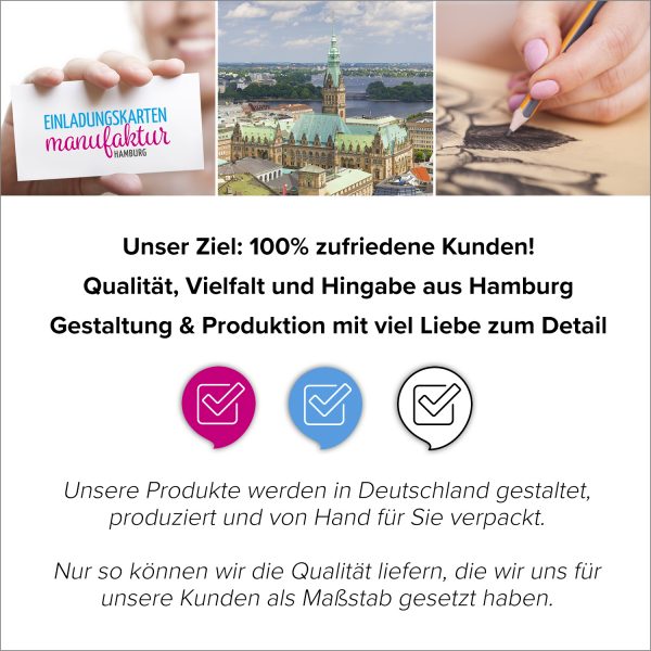 Große XXL Weihnachtskarte DIN A4 (Design Fröhliche Weihnachten - zauberhafte Karte) mit Umschlag / Weihnachten / Klappkarte / Grußkarte / zum Geschenk / moderne Karte – Bild 5