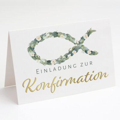 Einladungskarten zur Konfirmation
